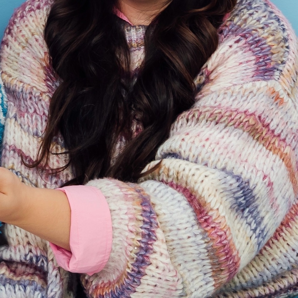Molly Bracken Pastel Striped Sweater